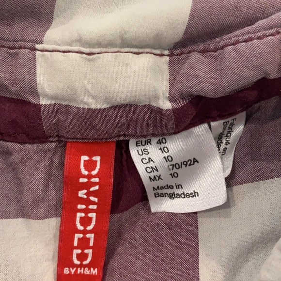 Divided Plaid Vest/Bathing Suit Cover Up - Picture 6 of 9